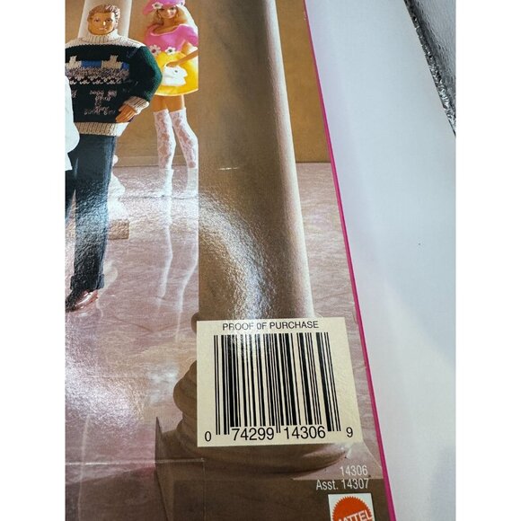 Vintage NIP 1995 Mattel Barbie Deluxe Fashion Avenue Purple Evening Gown #14306 - Picture 3 of 5